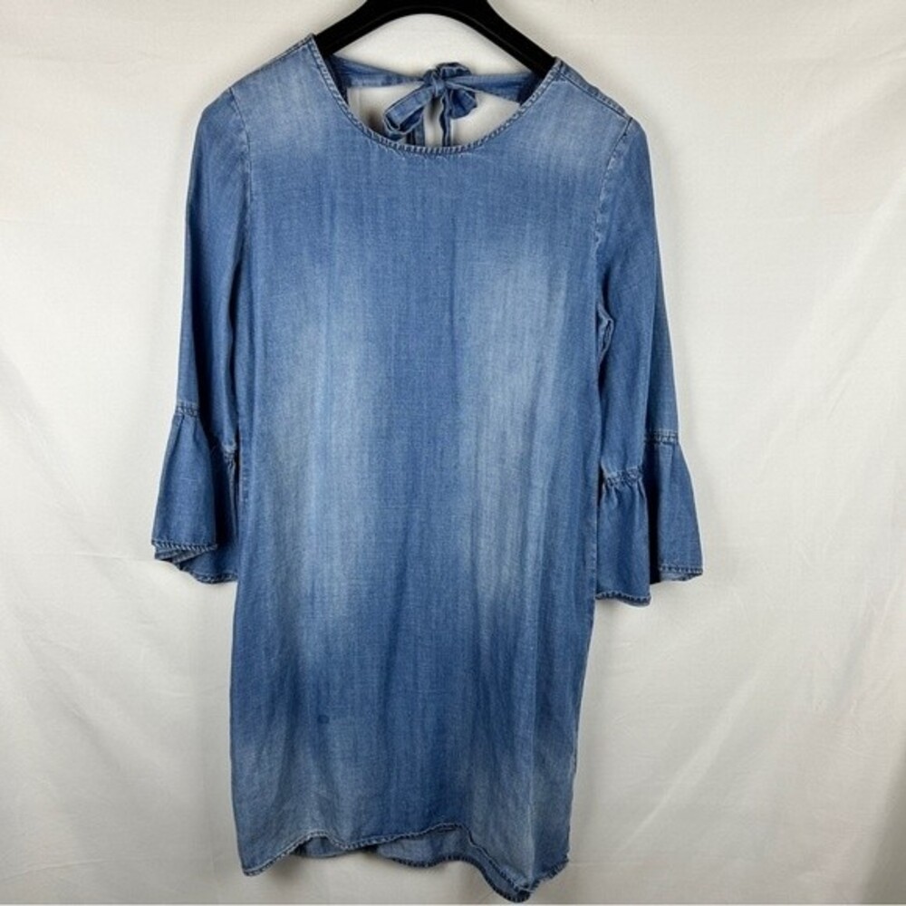 Cloth & Stone chambray bell sleeve dress size XS